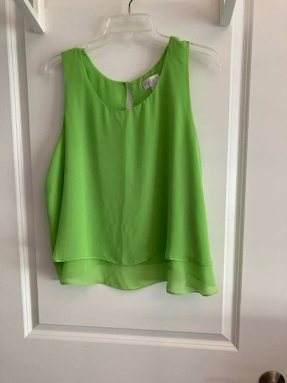BISOU BISOU Lime green double layer tank- xl